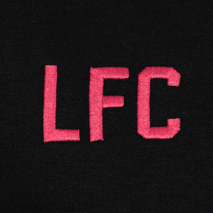 Black - Back - Liverpool FC Boys Fleece Full Zip Hoodie