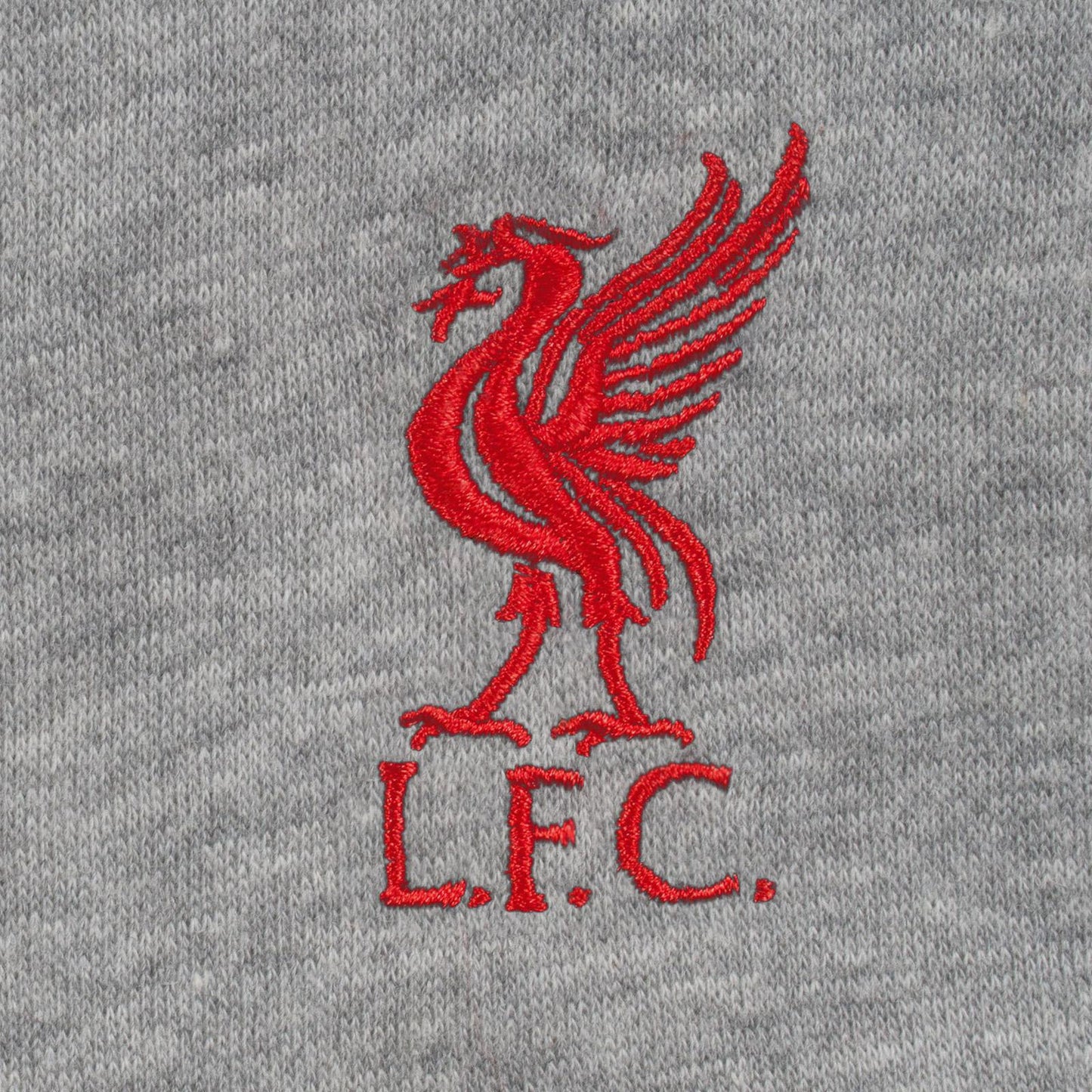 Grey - Pack Shot - Liverpool FC Mens Fleece Shorts
