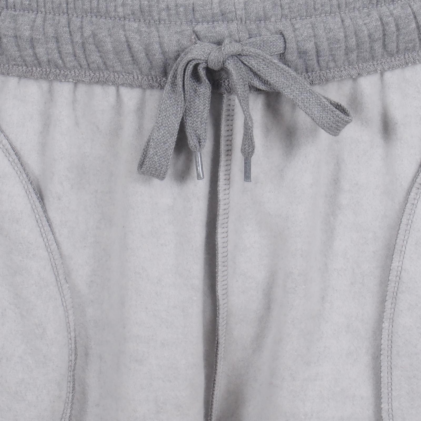 Grey - Close up - Liverpool FC Mens Fleece Shorts