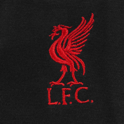 Black - Pack Shot - Liverpool FC Mens Fleece Shorts