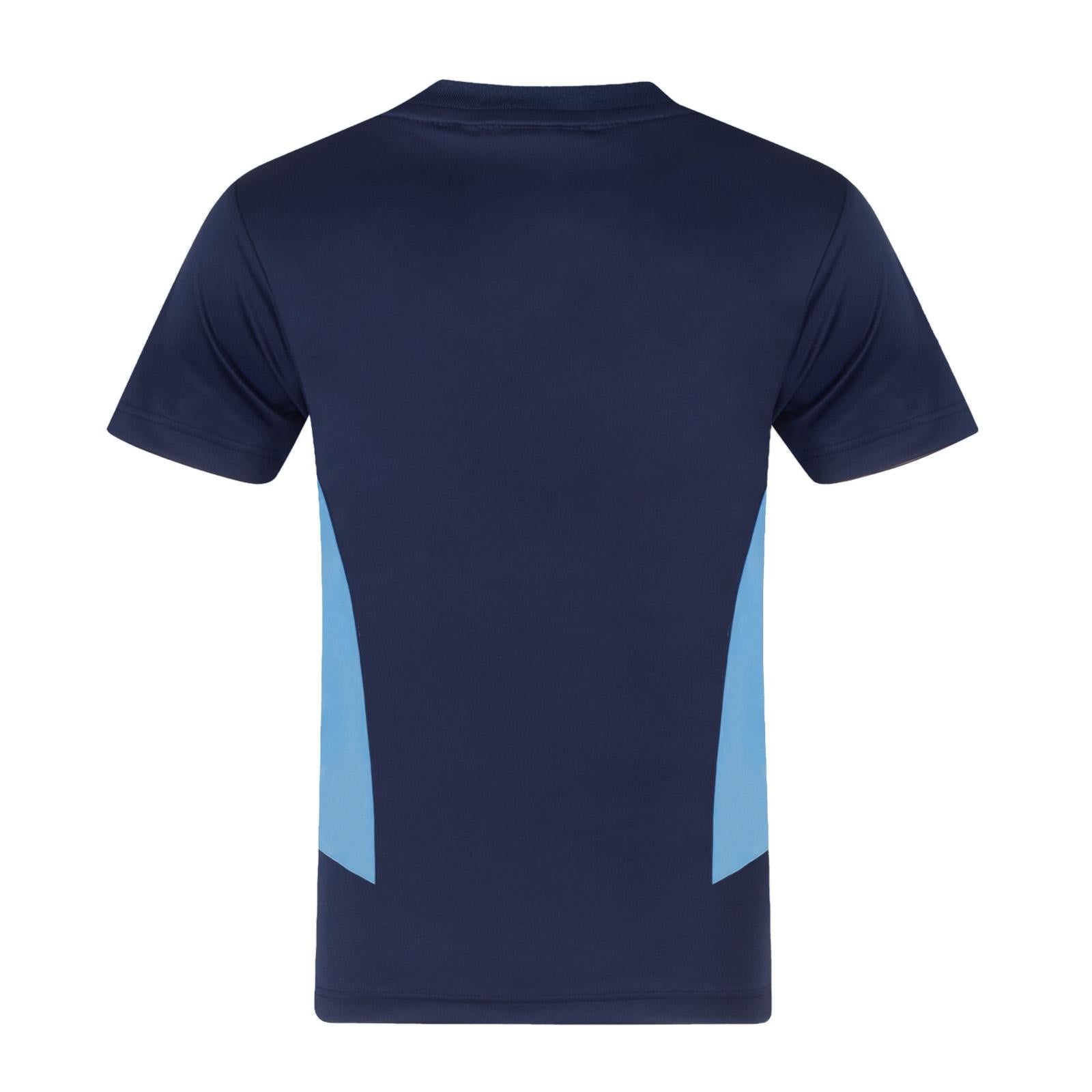 Navy - Back - Manchester City FC Boys Polyester T-Shirt
