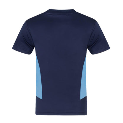 Navy - Back - Manchester City FC Boys Polyester T-Shirt