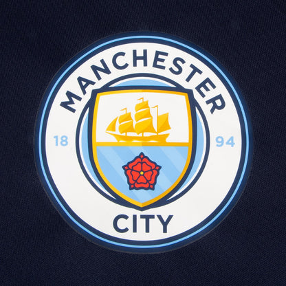 Navy - Side - Manchester City FC Boys Polyester T-Shirt