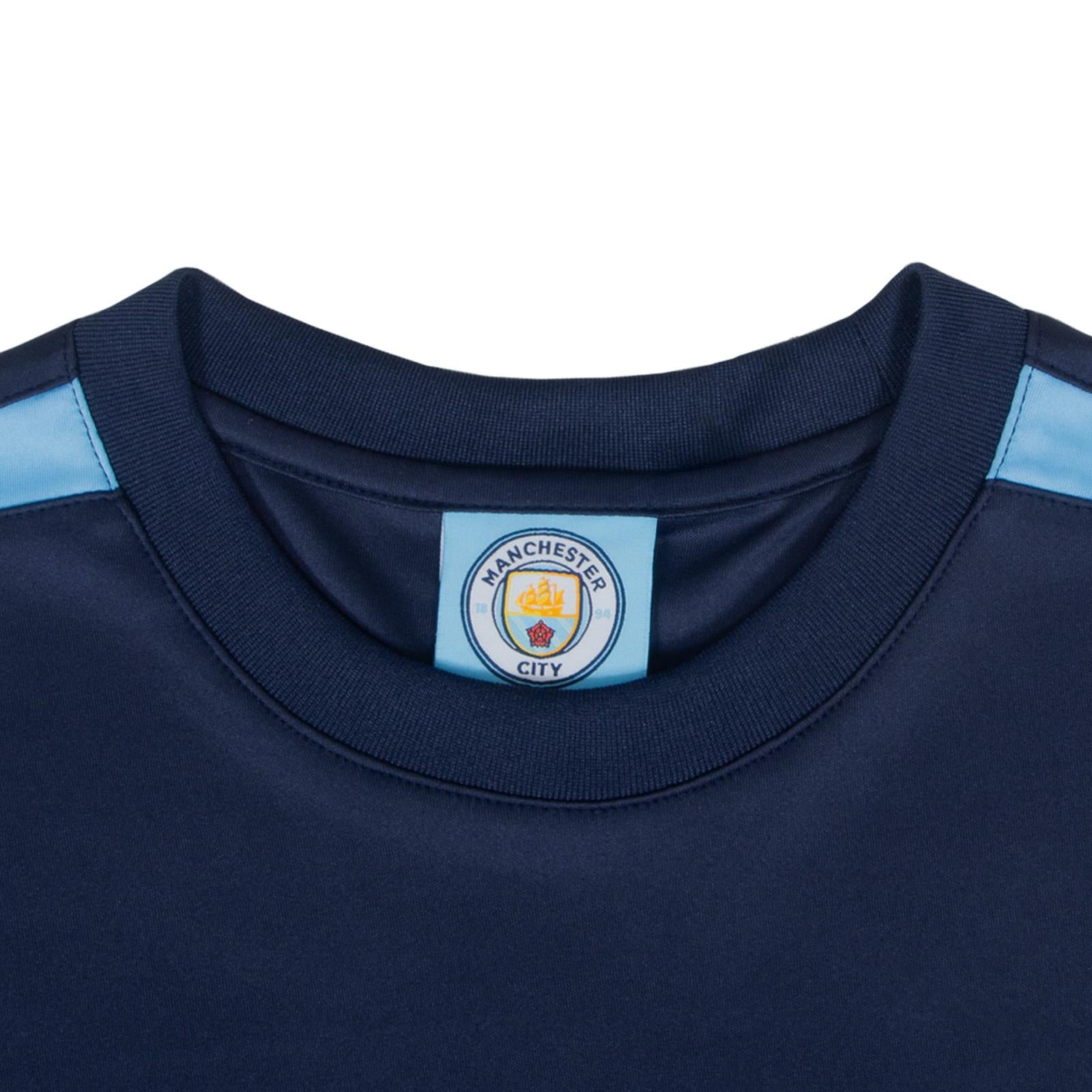 Navy - Lifestyle - Manchester City FC Boys Polyester T-Shirt