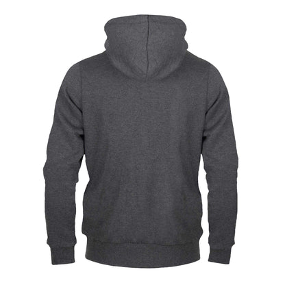 Grey - Back - Arsenal FC Mens Fleece Hoodie