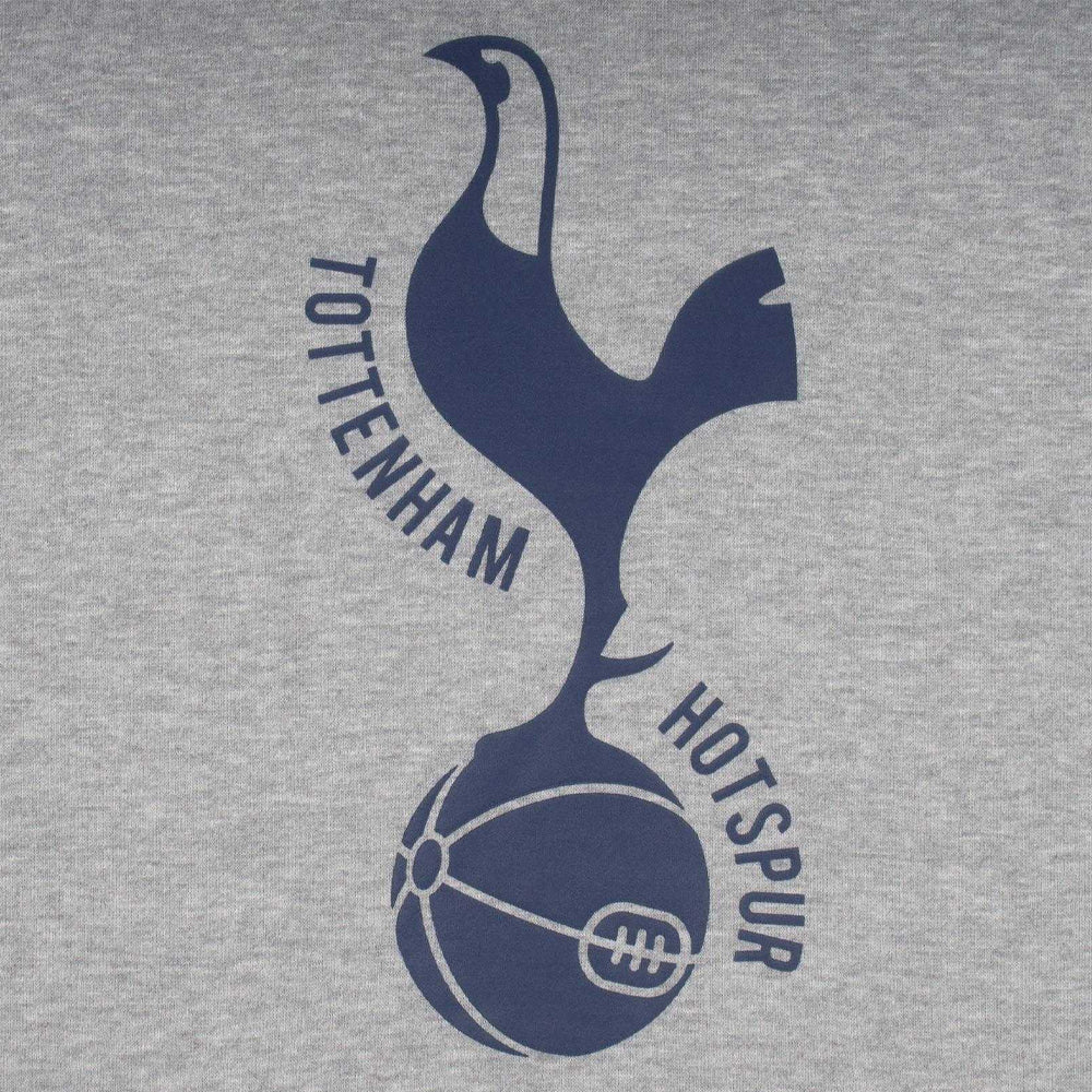 Grey - Side - Tottenham Hotspur FC Mens Graphic Fleece Hoodie