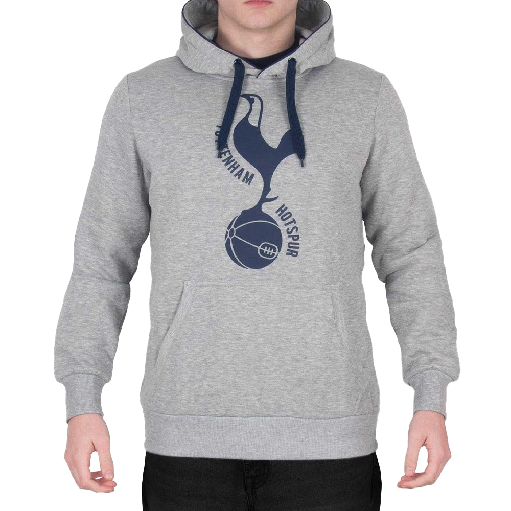 Grey - Lifestyle - Tottenham Hotspur FC Mens Graphic Fleece Hoodie