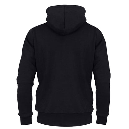 Black - Back - Newcastle United FC Mens Fleece Full Zip Hoodie