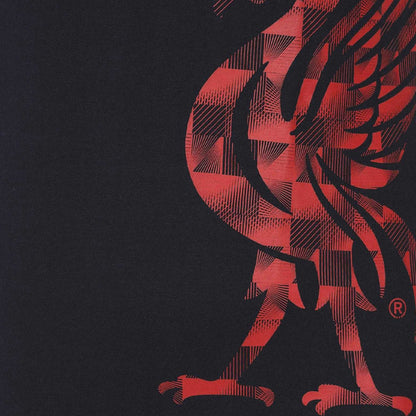 Navy - Side - Liverpool FC Mens Graphic T-Shirt