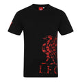 Black - Front - Liverpool FC Mens Graphic T-Shirt