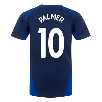 Navy - Back - Chelsea FC Boys Palmer 10 Cotton Panelled T-Shirt