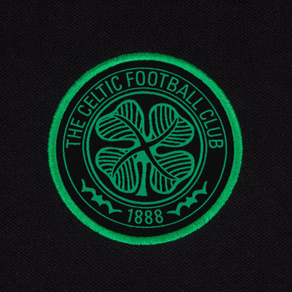 Black - Lifestyle - Celtic FC Mens Contrast Sleeves Polo Shirt