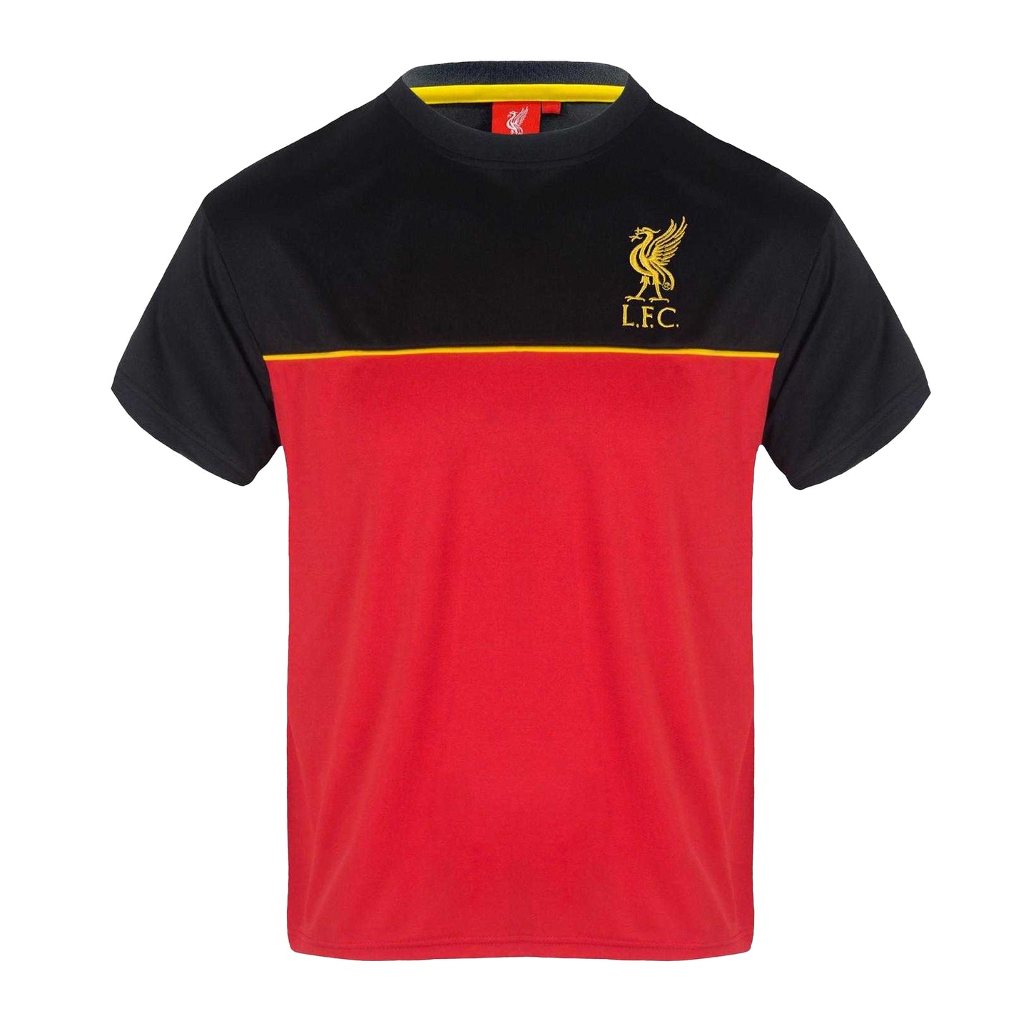 Red-Black - Front - Liverpool FC Boys Polyester T-Shirt
