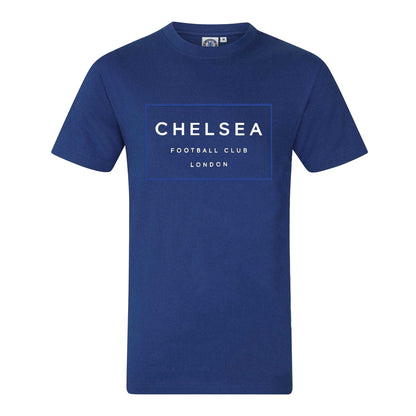 Navy Blue - Front - Chelsea FC Boys Graphic T-Shirt
