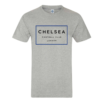Grey - Front - Chelsea FC Boys Graphic T-Shirt