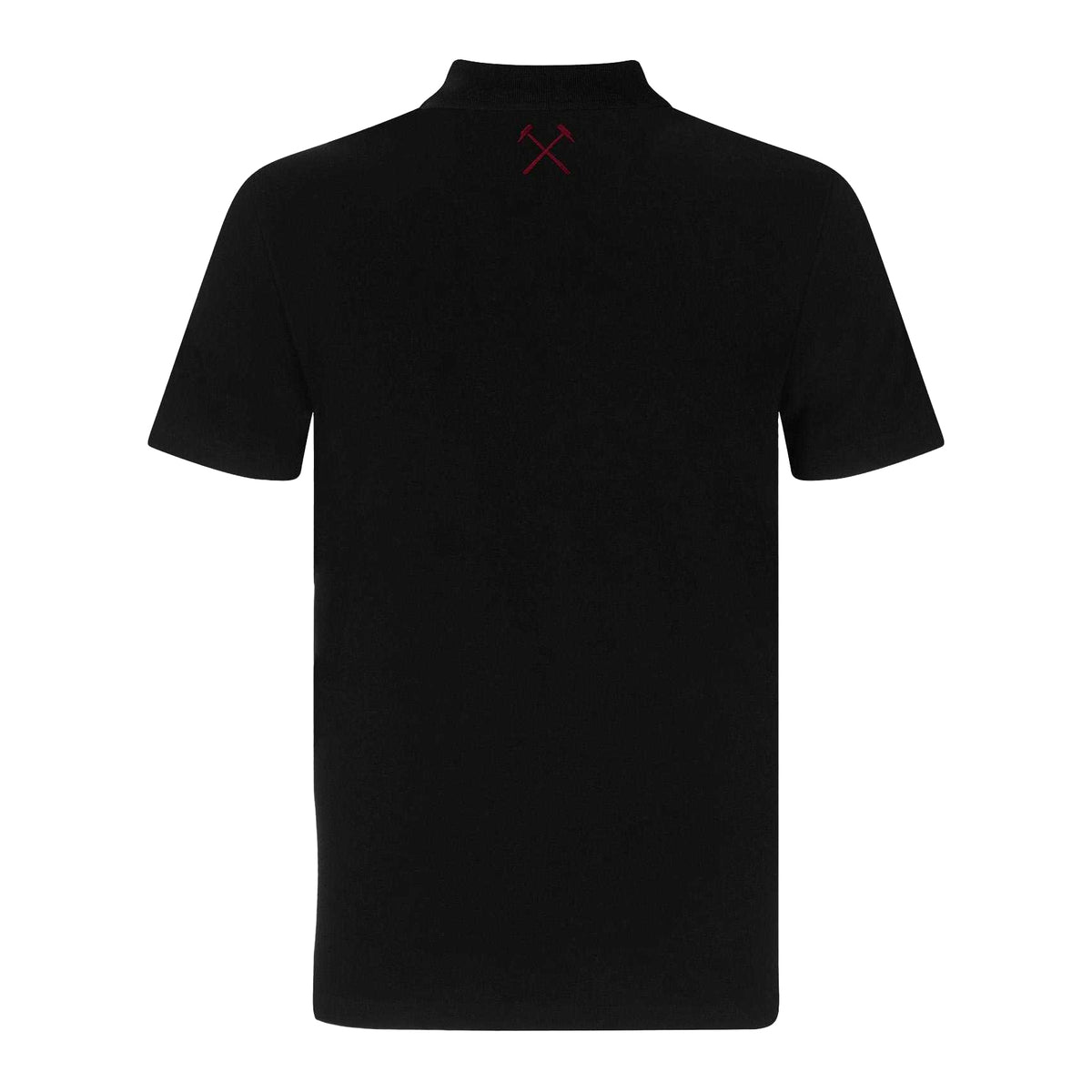 Black - Back - West Ham United FC Mens Crest Polo Shirt