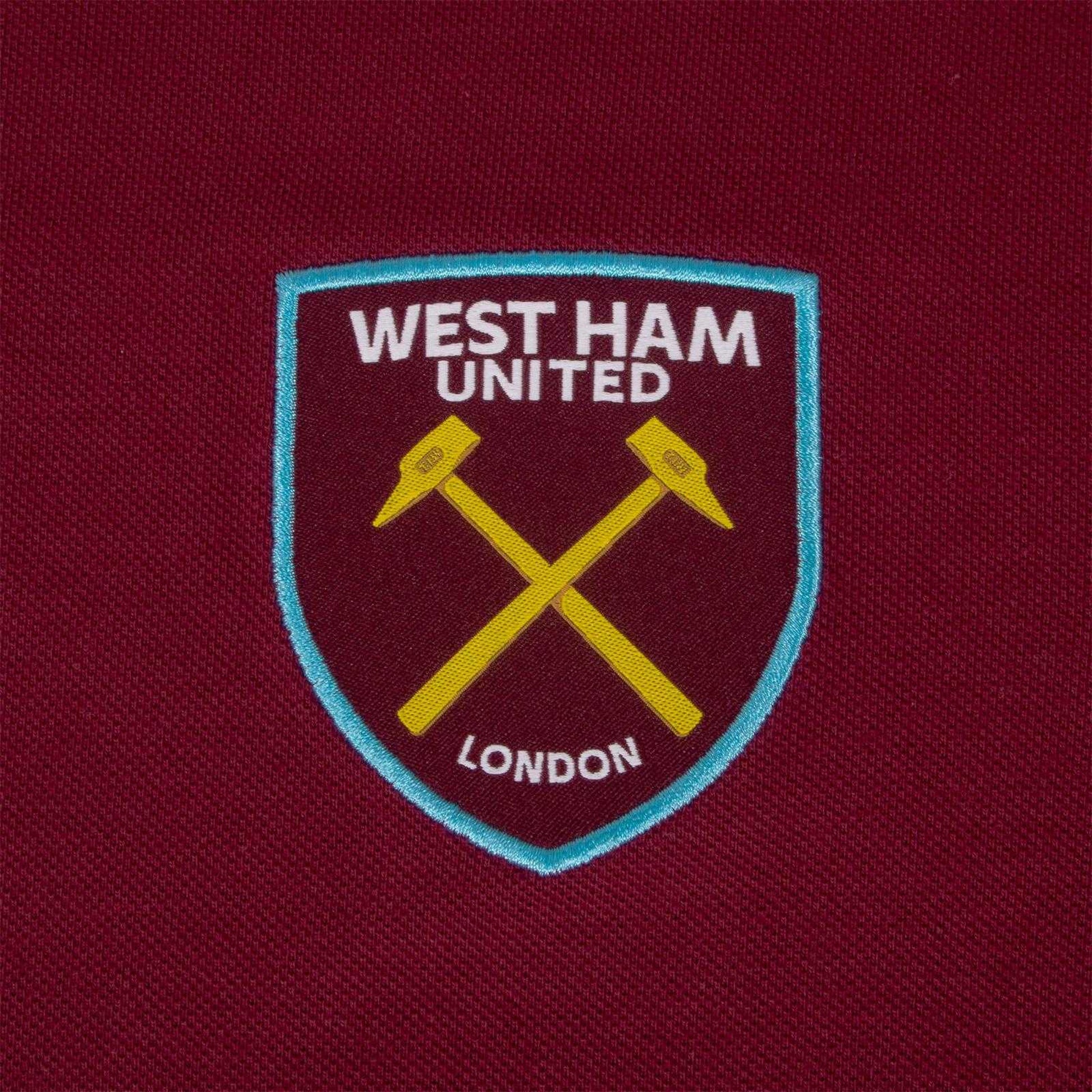 Claret - Lifestyle - West Ham United FC Mens Crest Polo Shirt