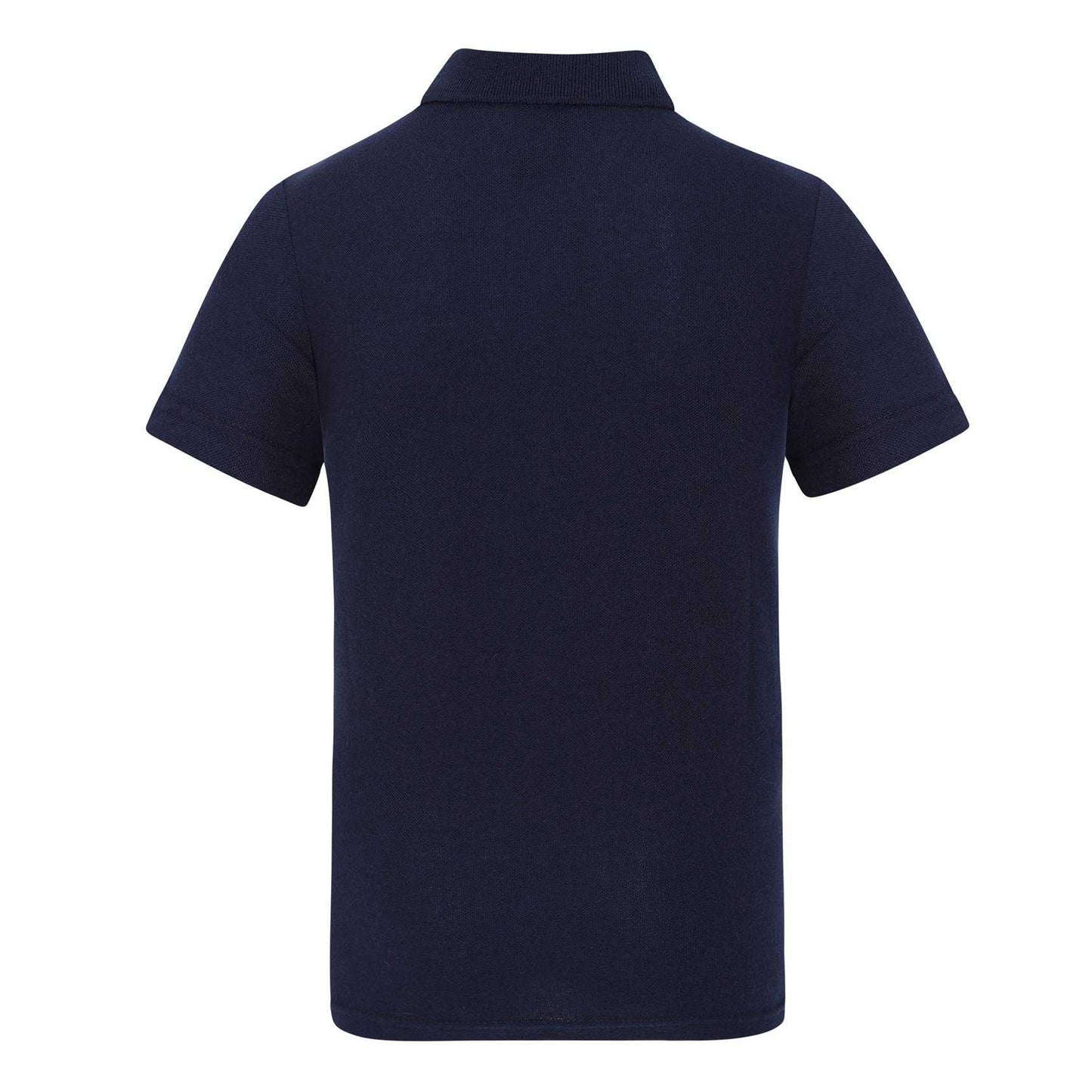 Navy - Back - West Ham United FC Mens Crest Polo Shirt