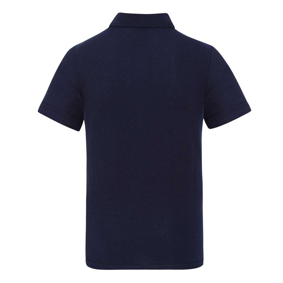Navy - Back - West Ham United FC Mens Crest Polo Shirt