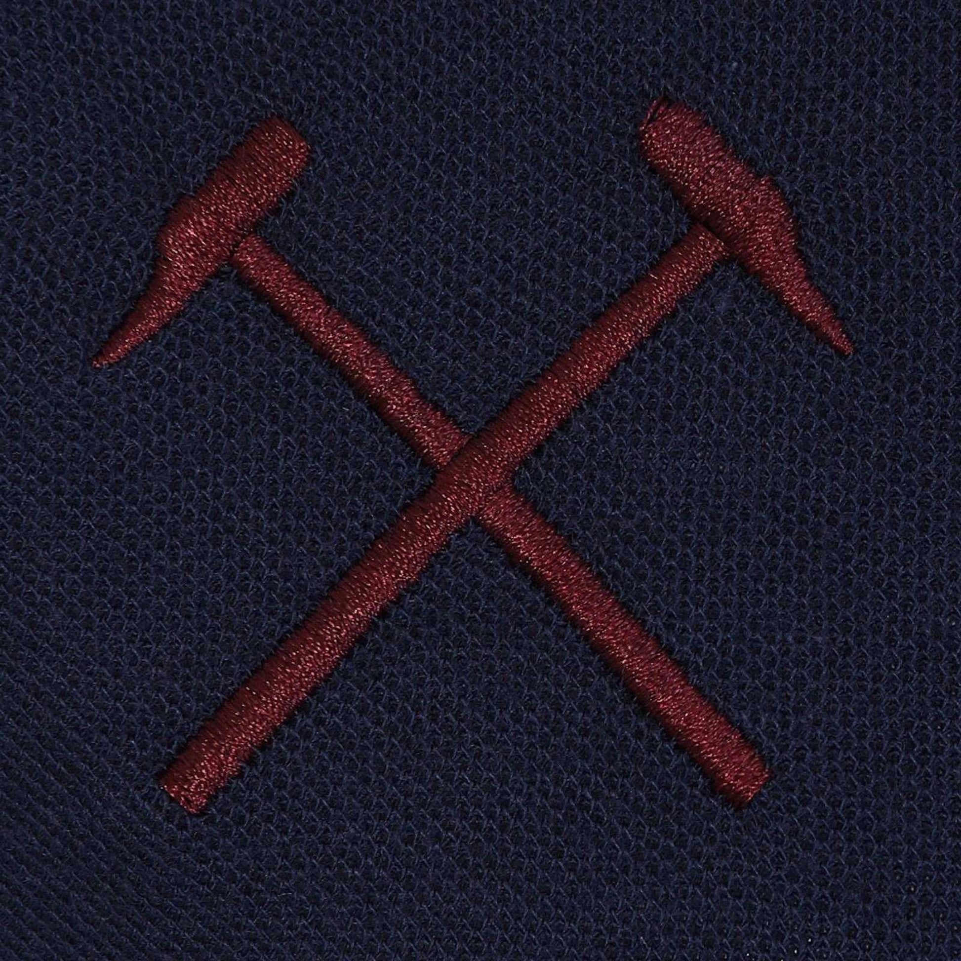 Navy - Lifestyle - West Ham United FC Mens Crest Polo Shirt