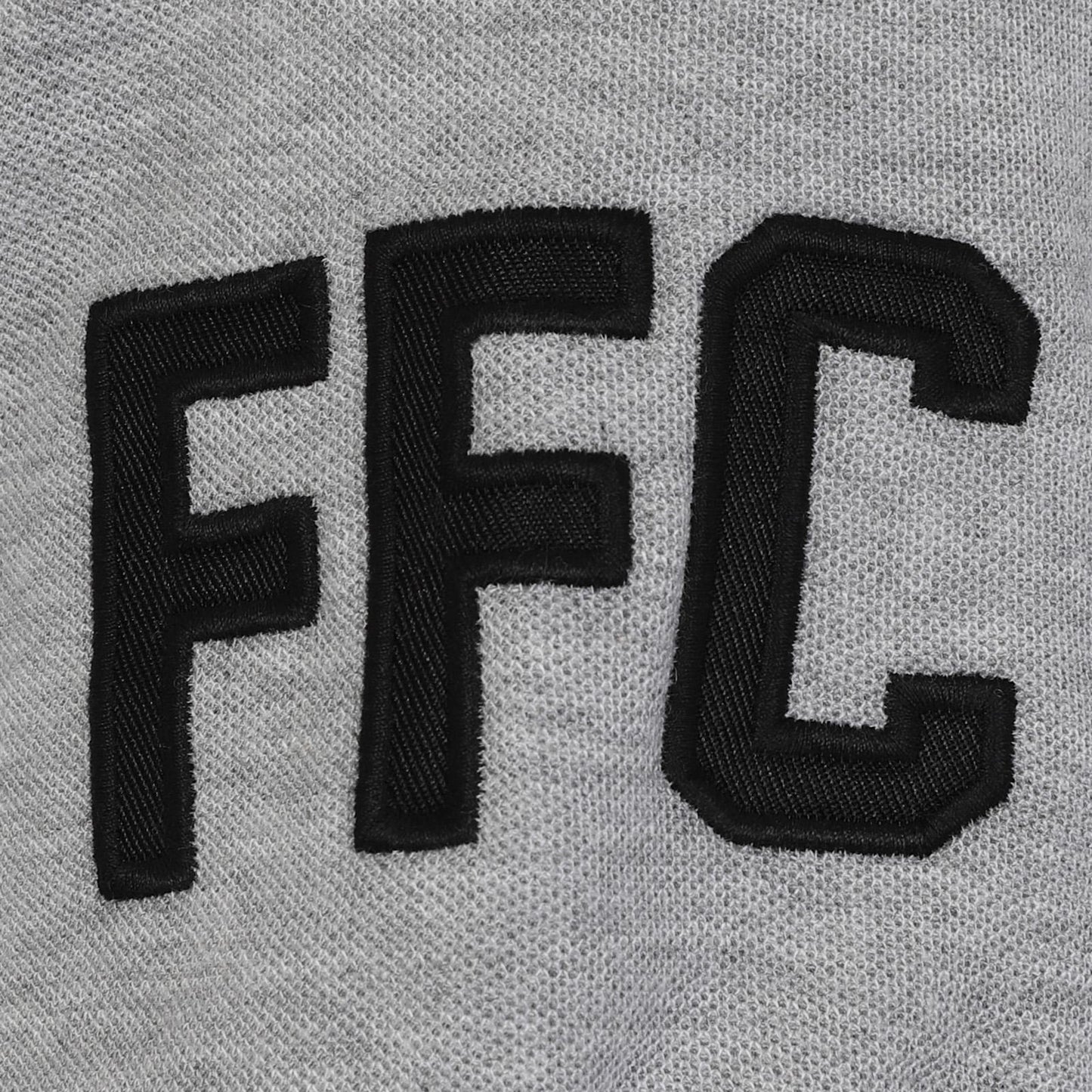 Black - Pack Shot - Fulham FC Mens Contrast Sleeves Polo Shirt