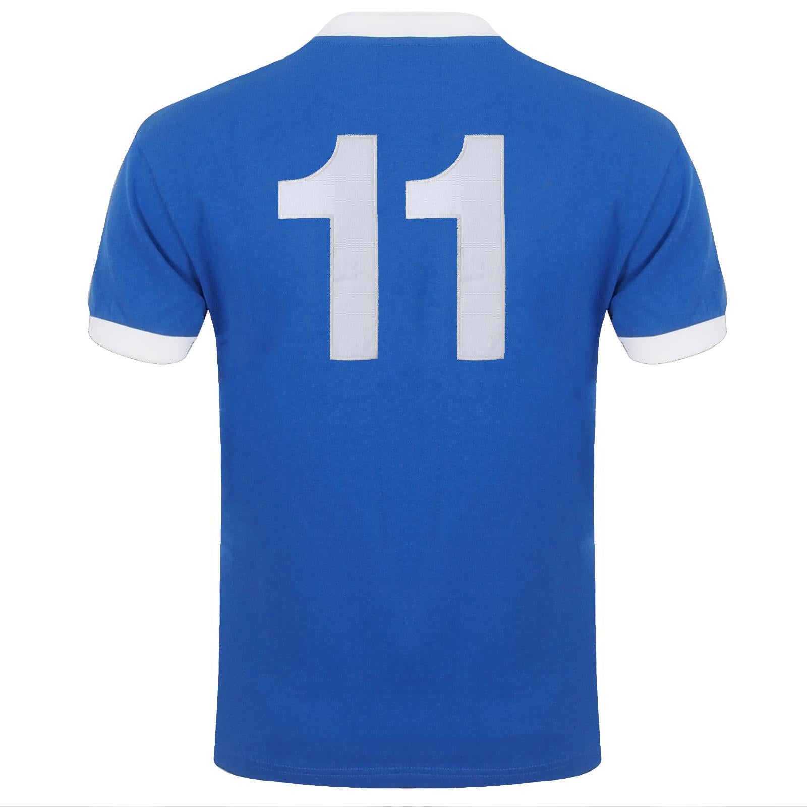 Blue - Back - Northern Ireland FA Mens Retro T-Shirt