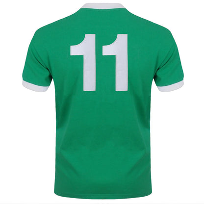 Green - Back - Northern Ireland FA Mens Retro T-Shirt