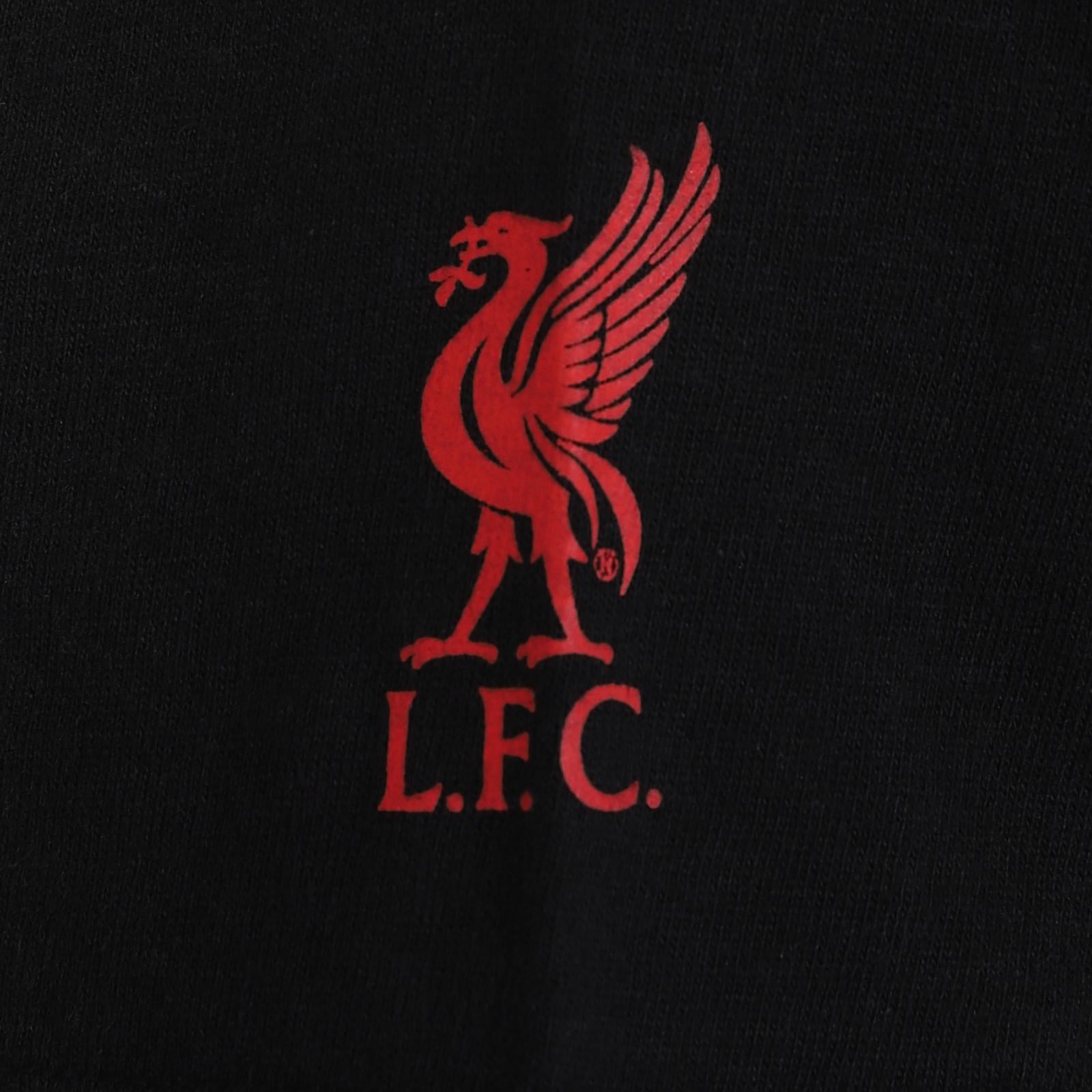 Black - Side - Liverpool FC Boys Crest T-Shirt