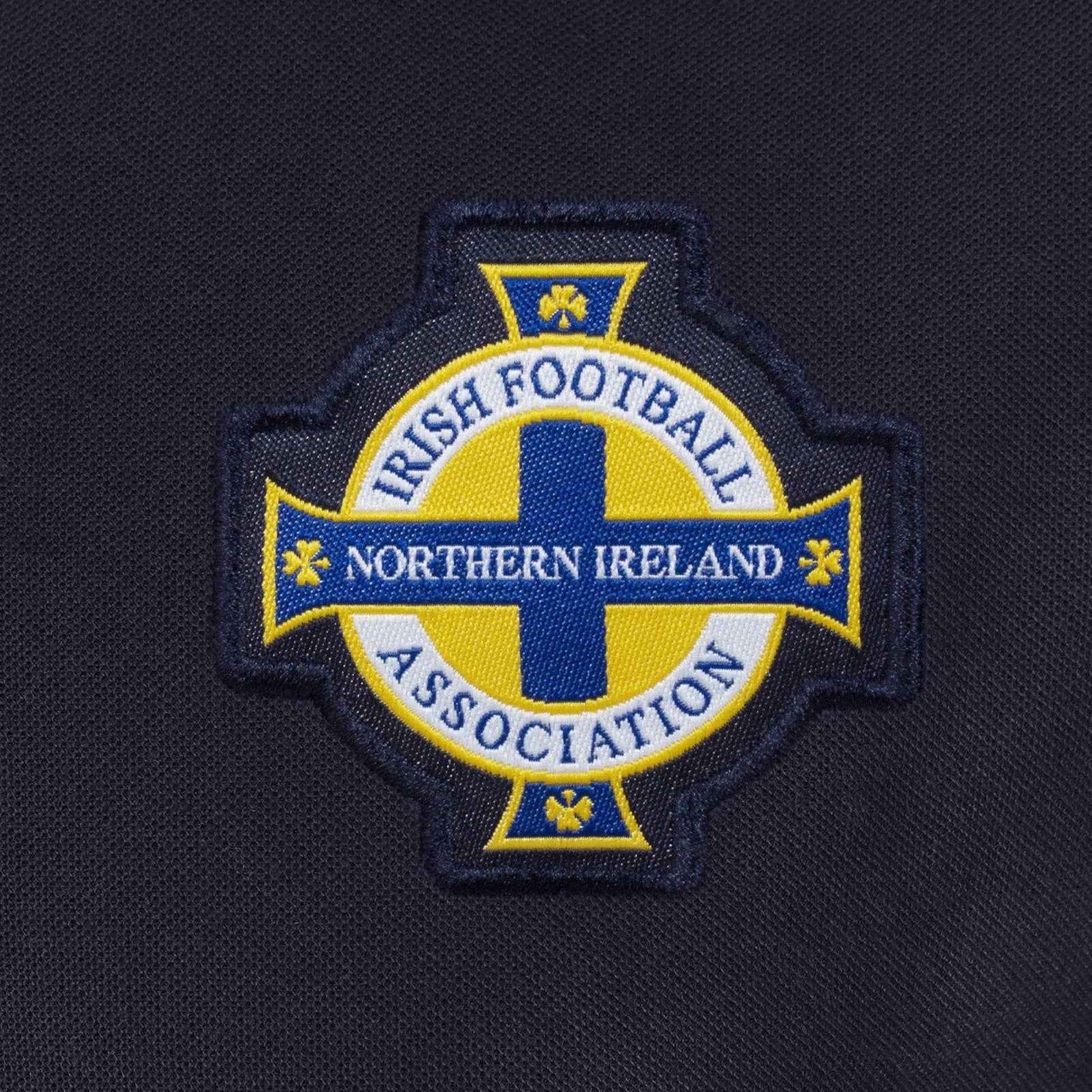 Navy Blue - Back - Northern Ireland Mens Crest Polo Shirt