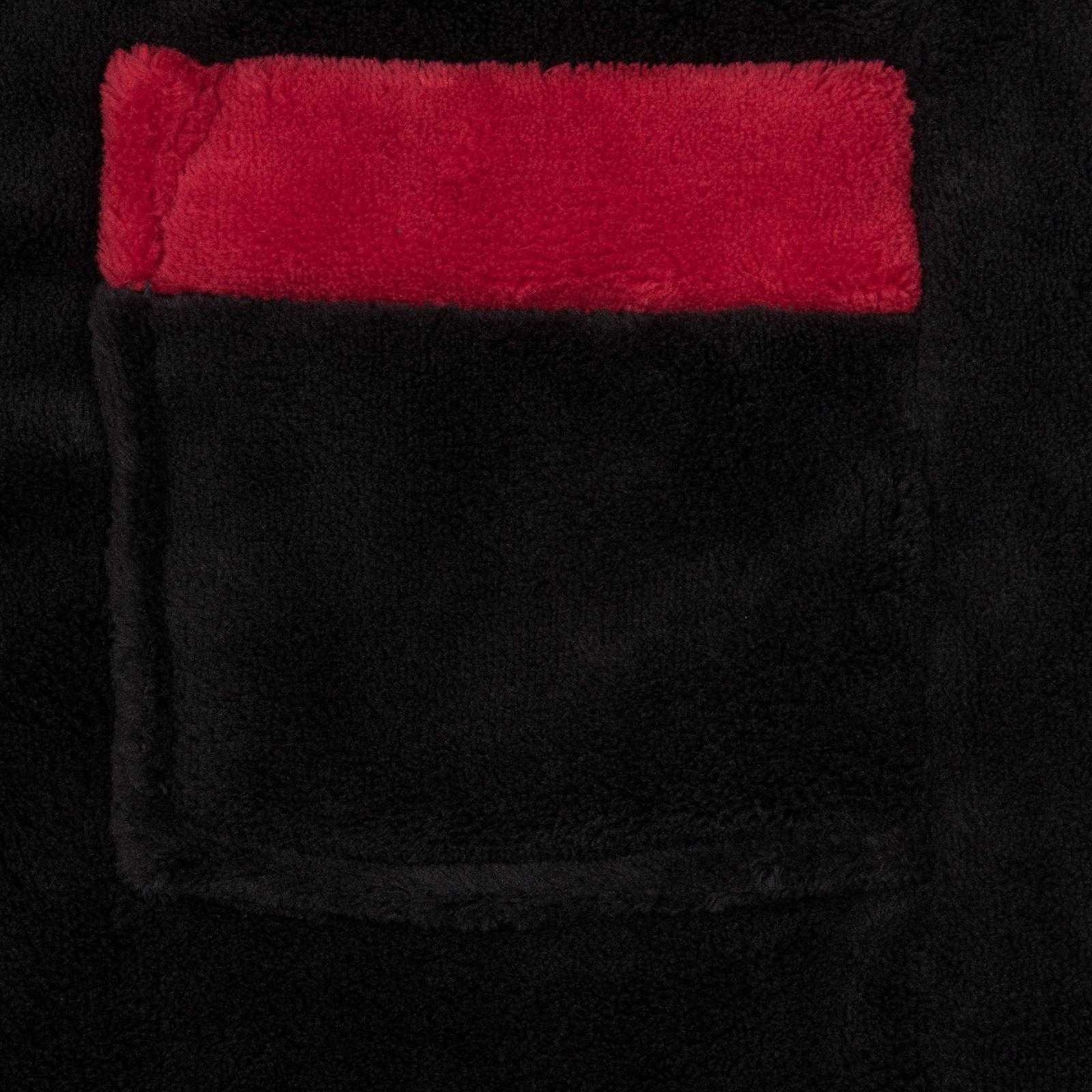 Black - Lifestyle - Manchester United FC Boys Crest Fleece Dressing Gown