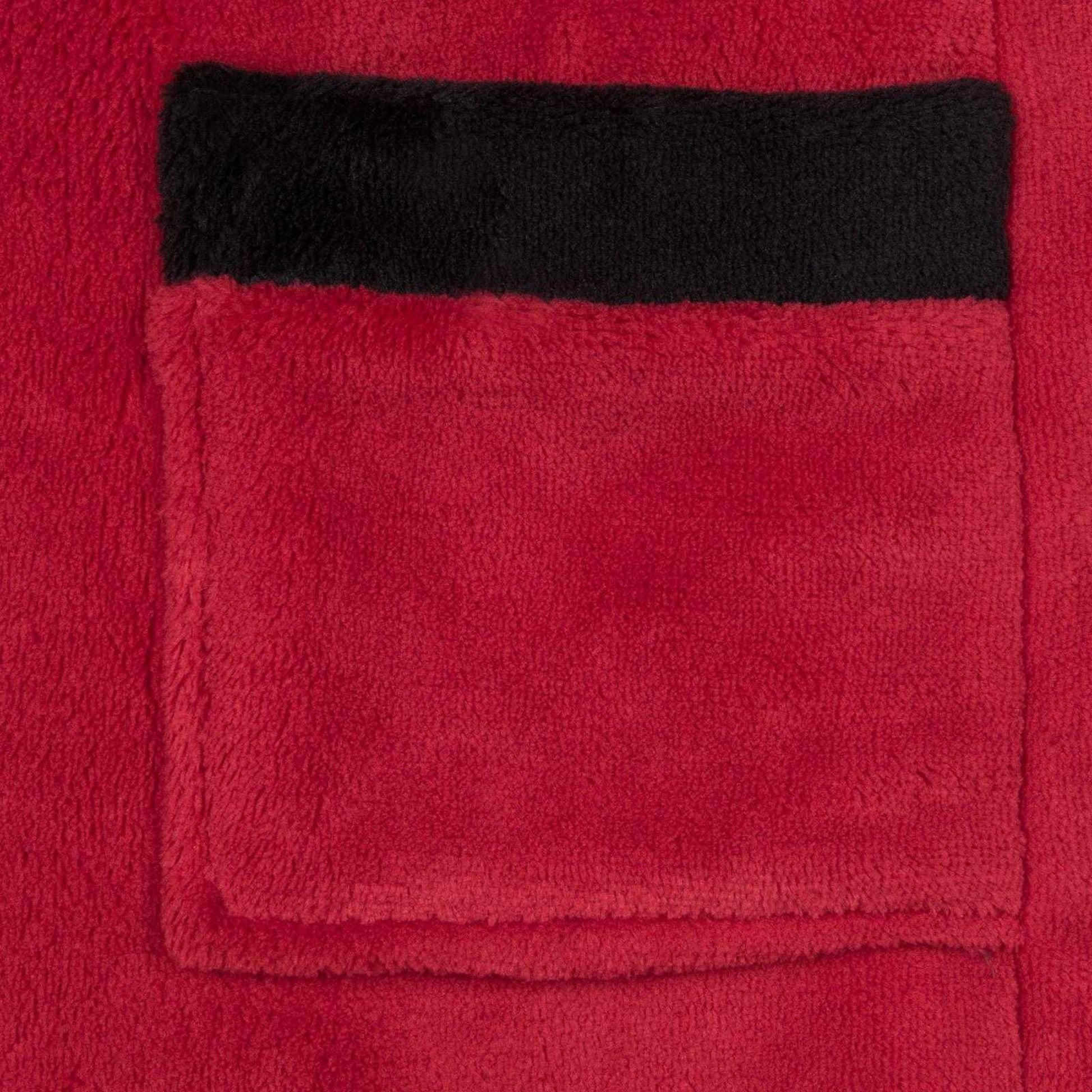 Red - Lifestyle - Manchester United FC Boys Crest Fleece Dressing Gown