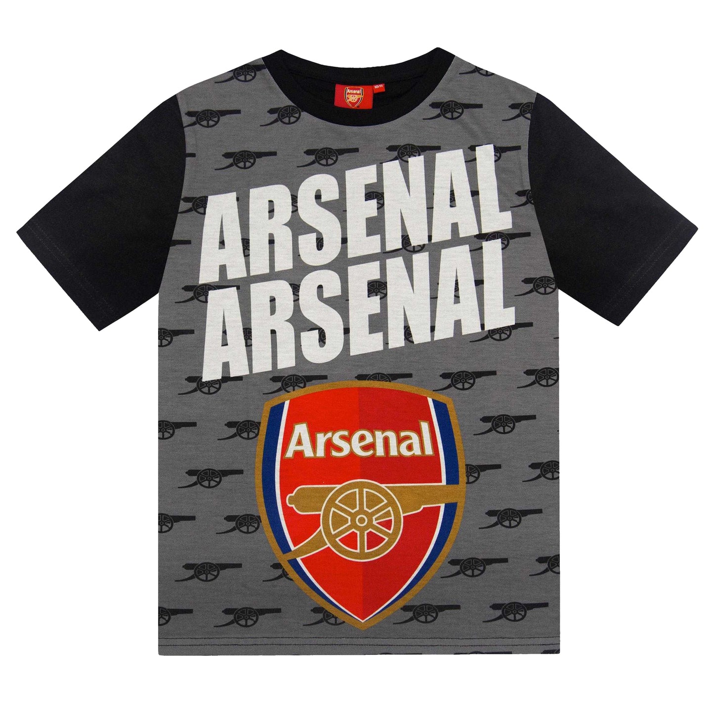 Black - Back - Arsenal FC Boys Pyjama Set