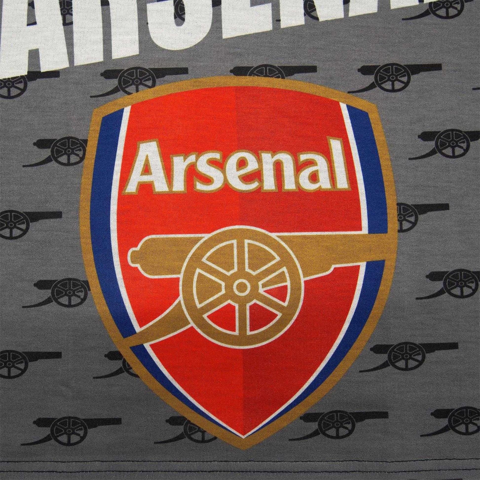 Black - Pack Shot - Arsenal FC Boys Pyjama Set