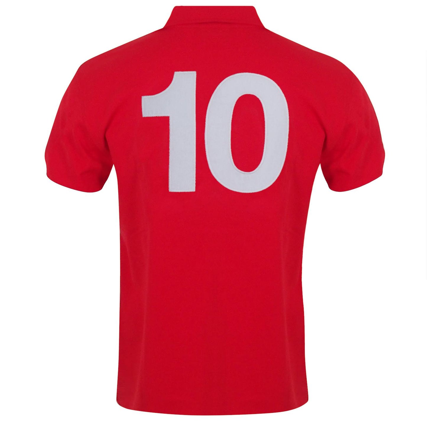 Red - Back - FA Wales Mens 1976 John Toshack Retro Away Shirt