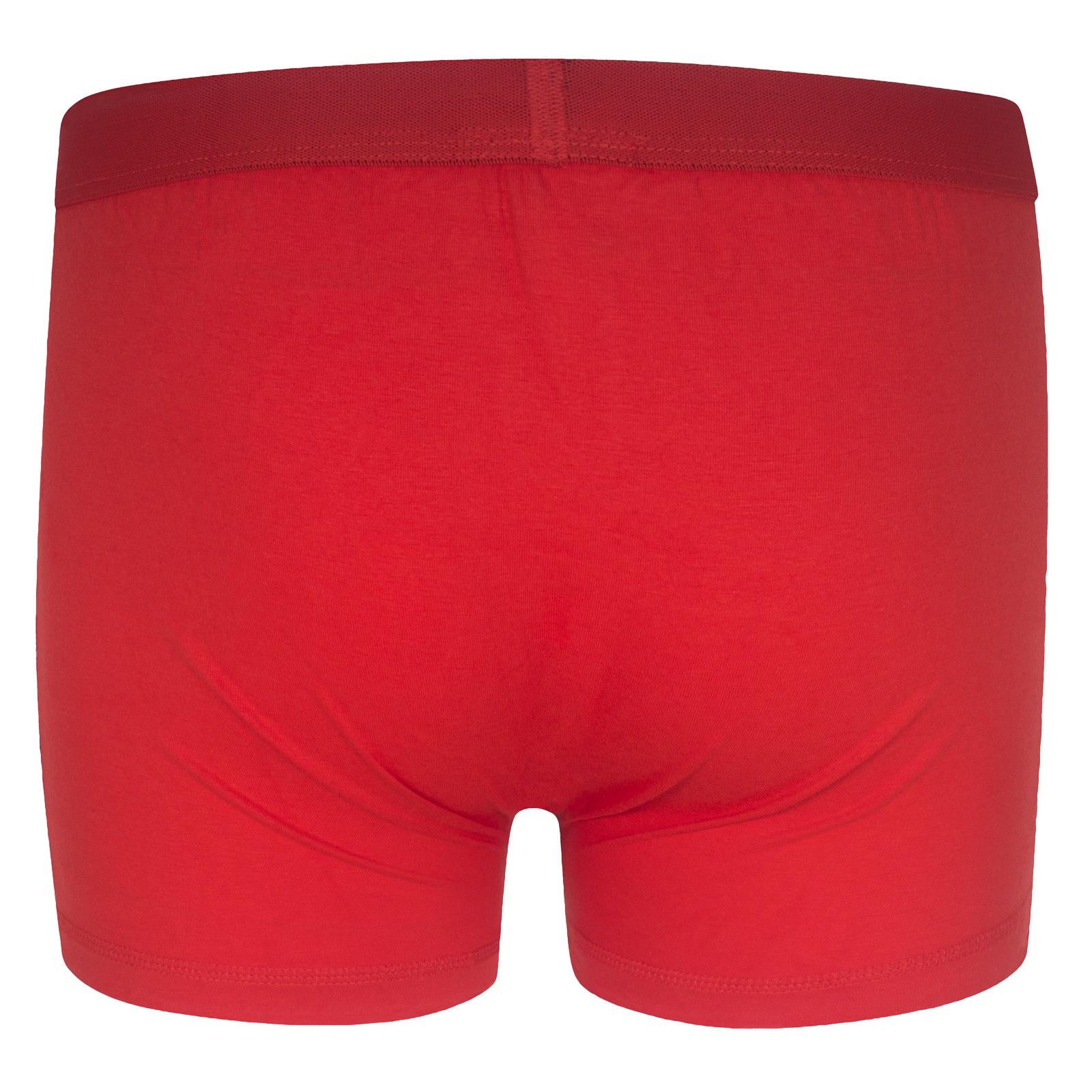 Navy Blue - Back - Arsenal FC Boys Repeat Print Boxer Shorts