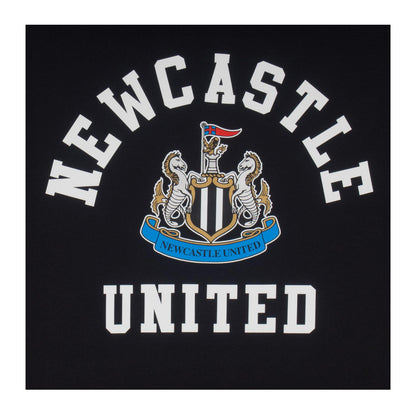 Black - Side - Newcastle United FC Mens Fleece Hoodie