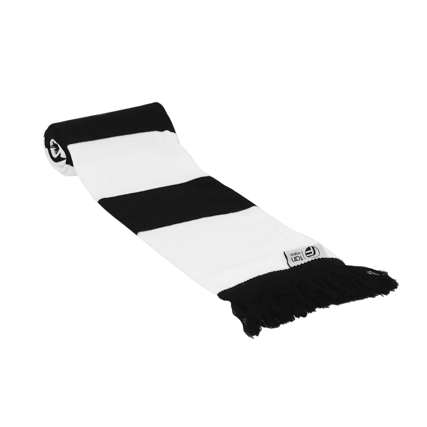 Black-White - Back - Fan Originals Newcastle Bar Scarf