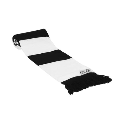Black-White - Back - Fan Originals Newcastle Bar Scarf