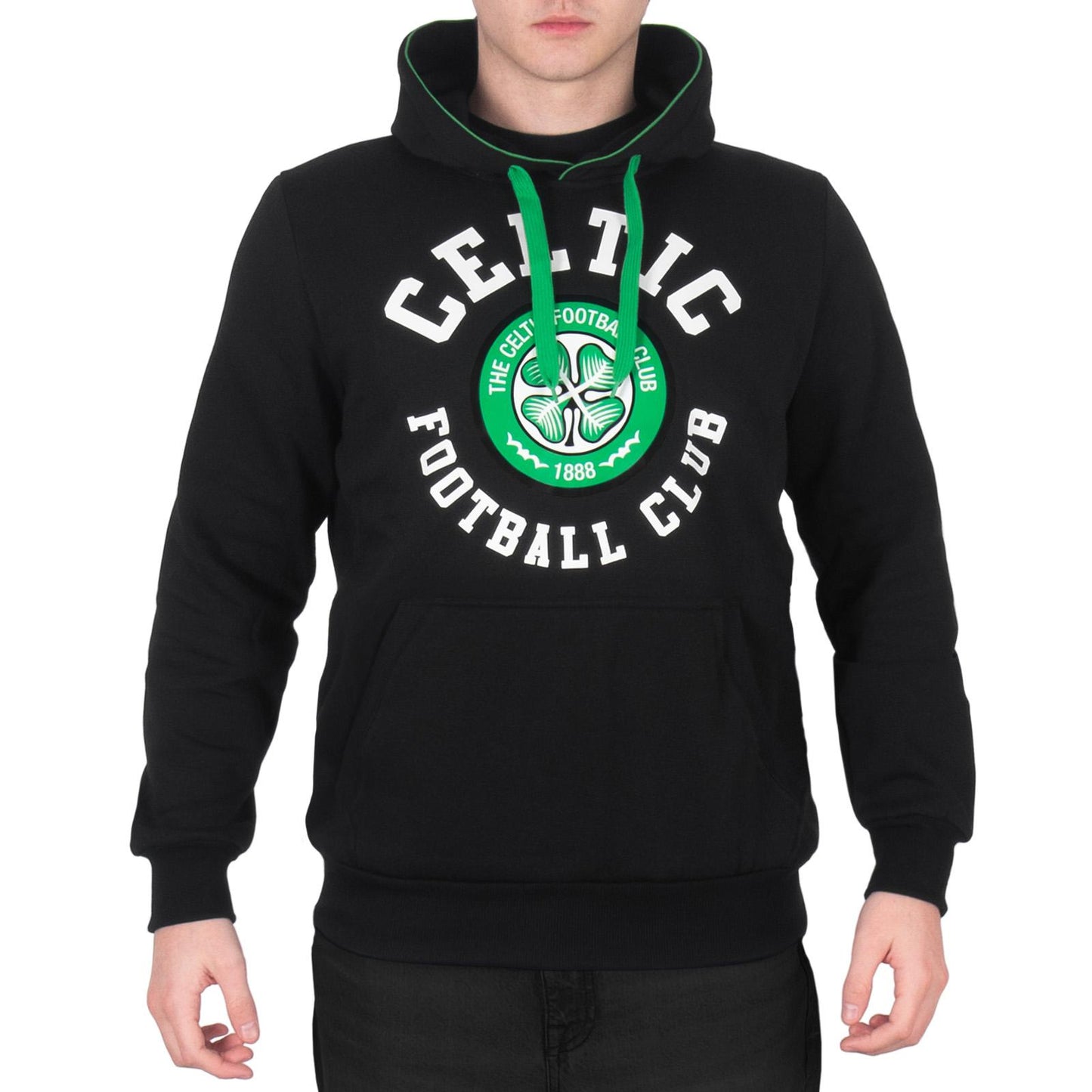 Black - Lifestyle - Celtic FC Mens Fleece Hoodie
