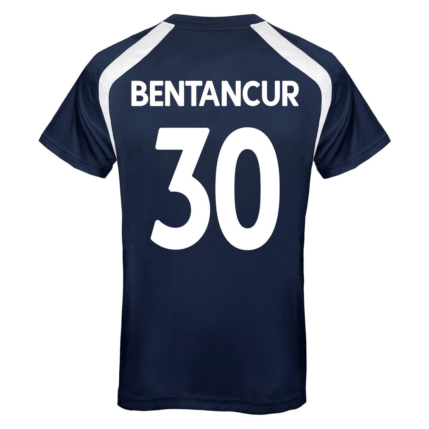 Navy - Front - Tottenham Hotspur FC Mens Bentancur 30 T-Shirt