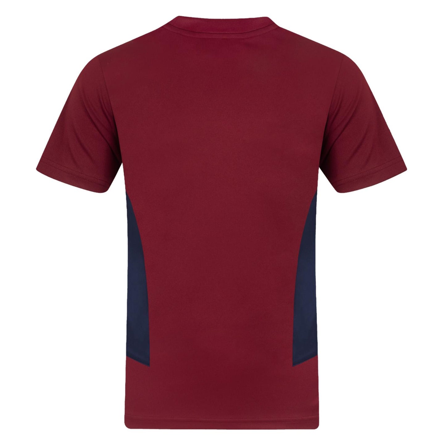 Claret - Back - West Ham United FC Mens Polyester T-Shirt