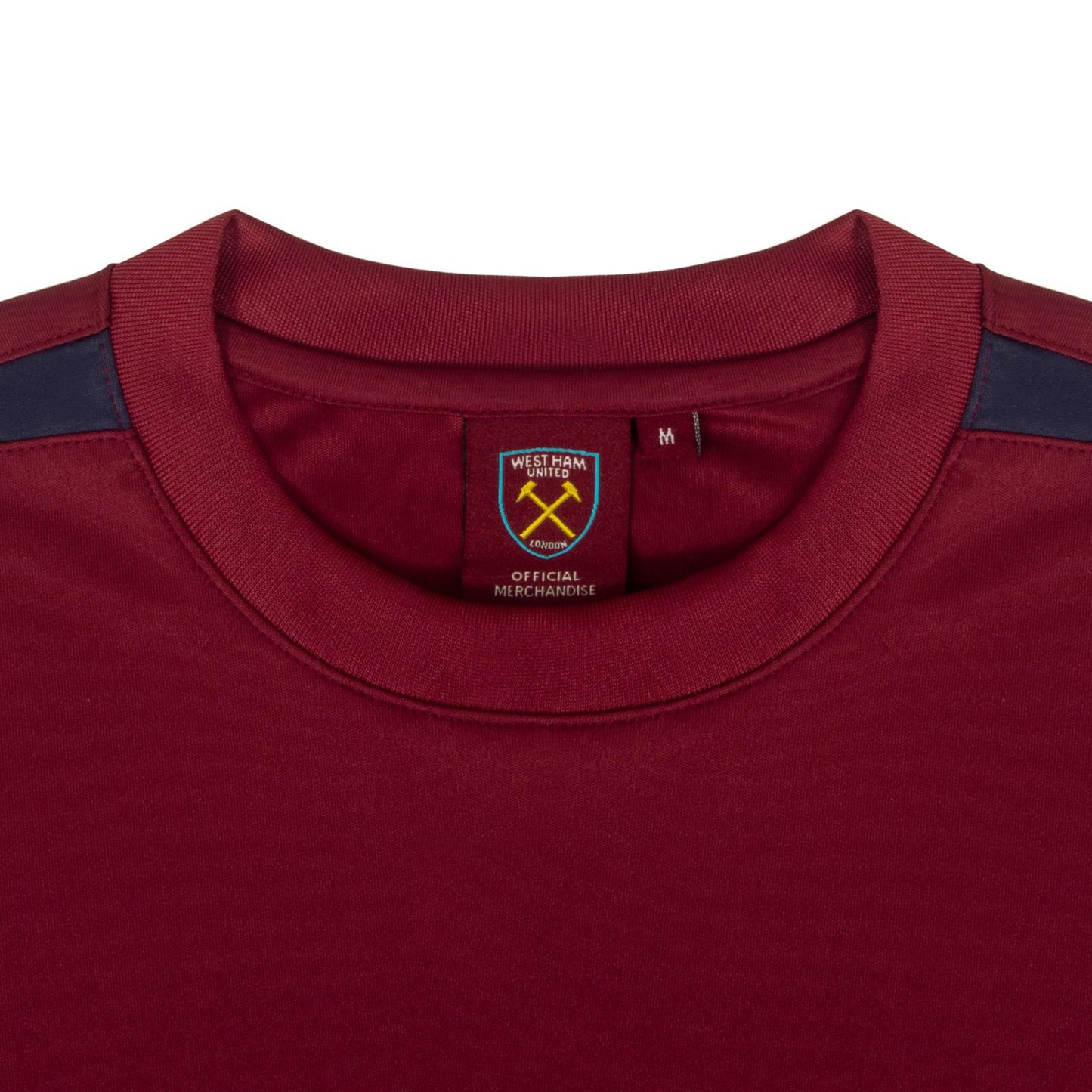 Claret - Side - West Ham United FC Mens Polyester T-Shirt