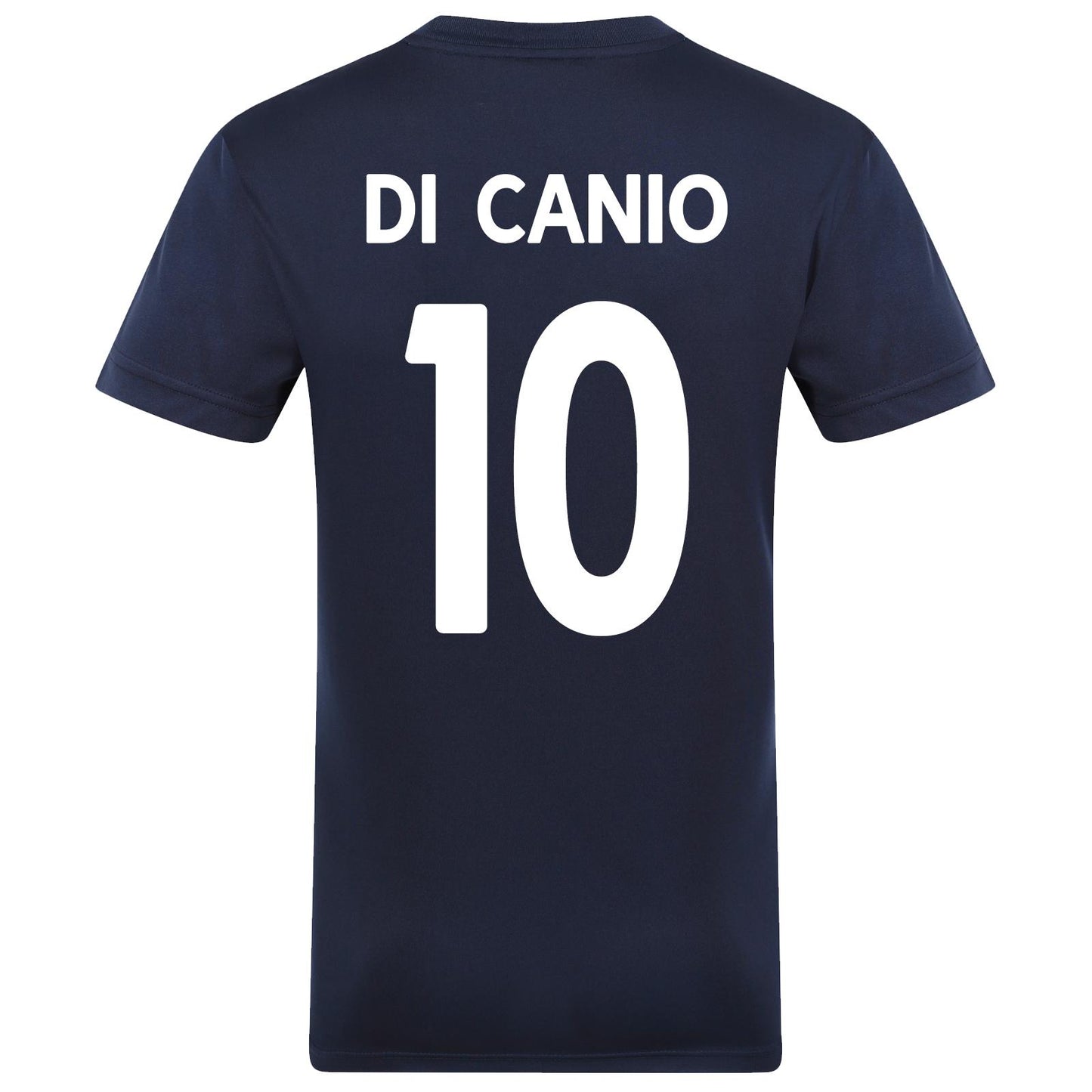 Navy - Front - West Ham United FC Mens Di Canio 10 Polyester T-Shirt