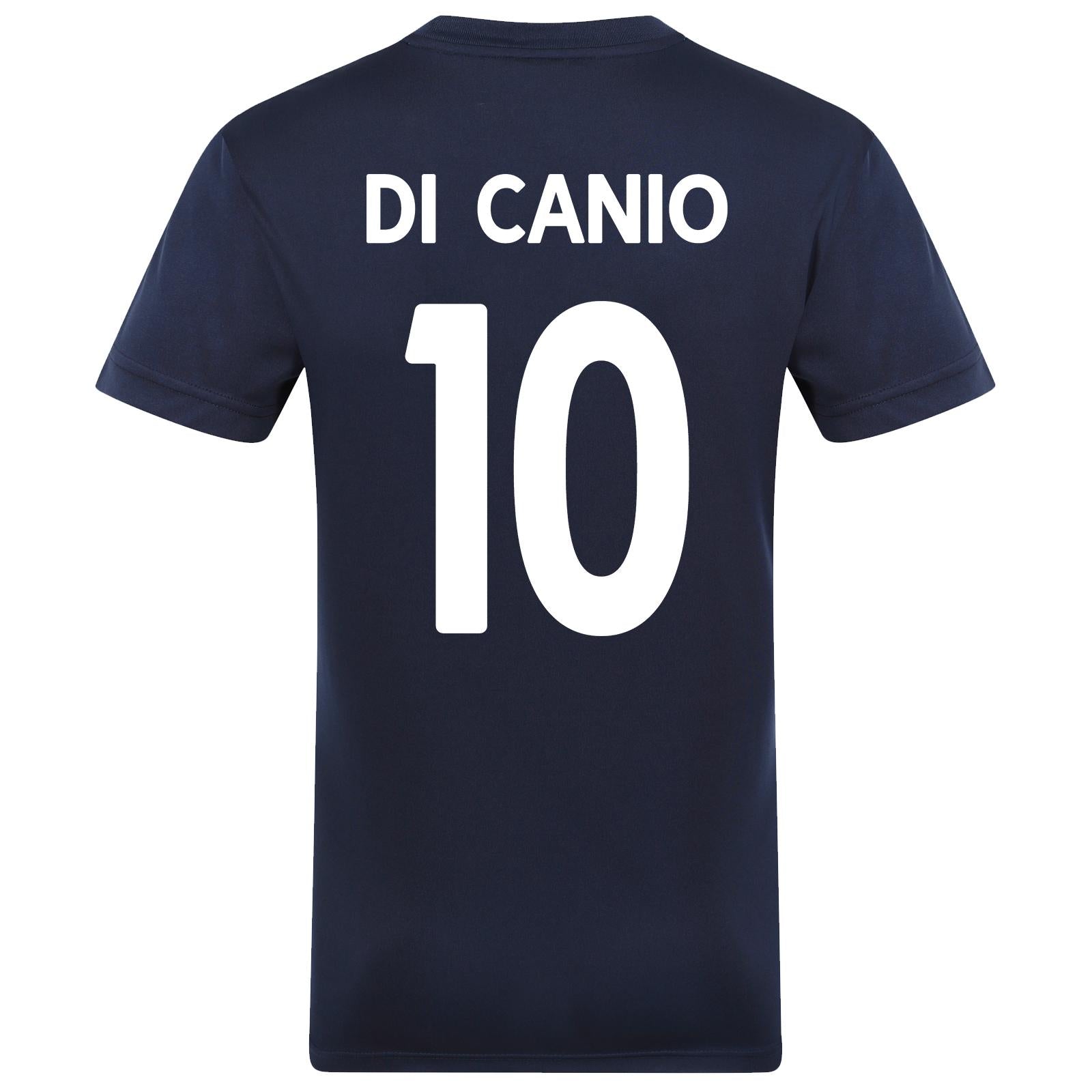 Navy - Front - West Ham United FC Mens Di Canio 10 Polyester T-Shirt