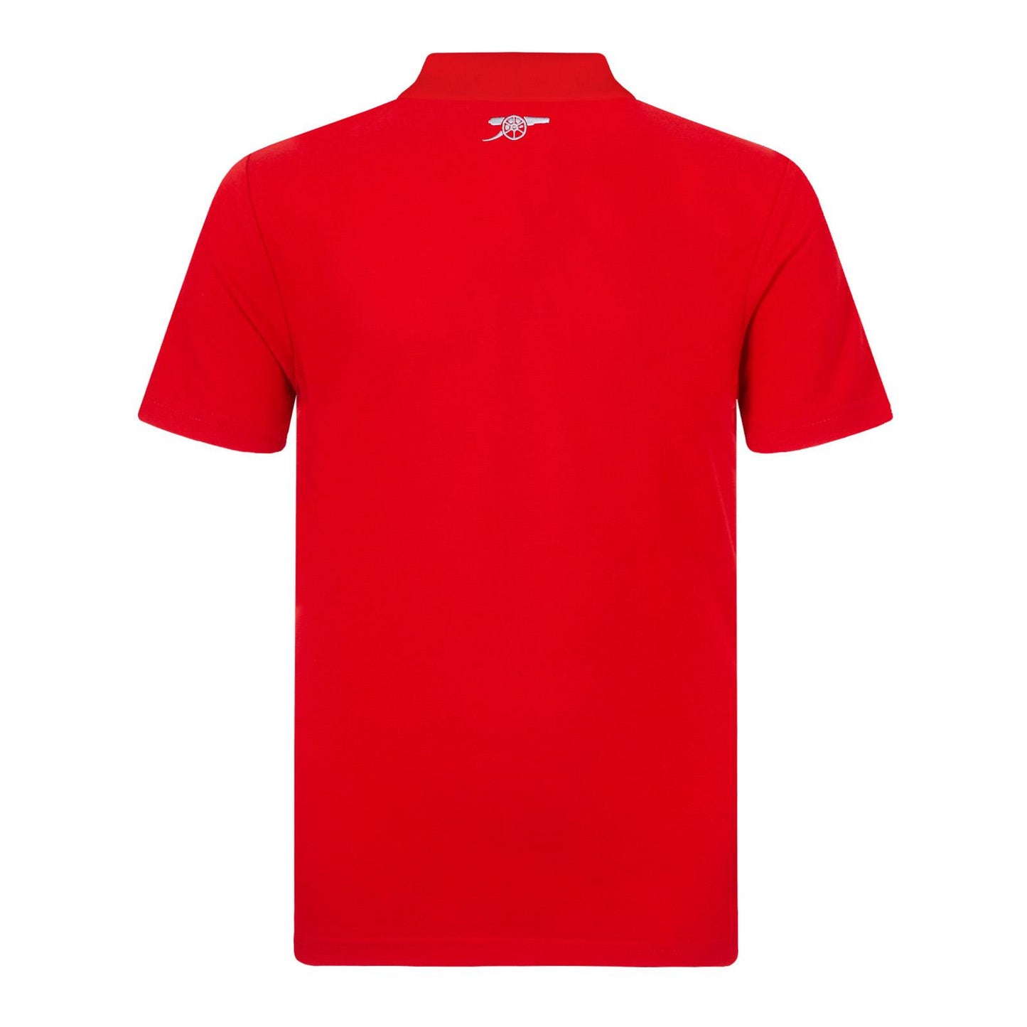 Red - Back - Arsenal FC Boys Crest Polo Shirt