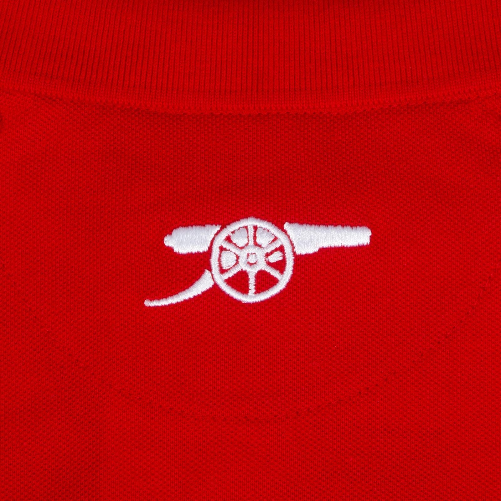 Red - Lifestyle - Arsenal FC Boys Crest Polo Shirt