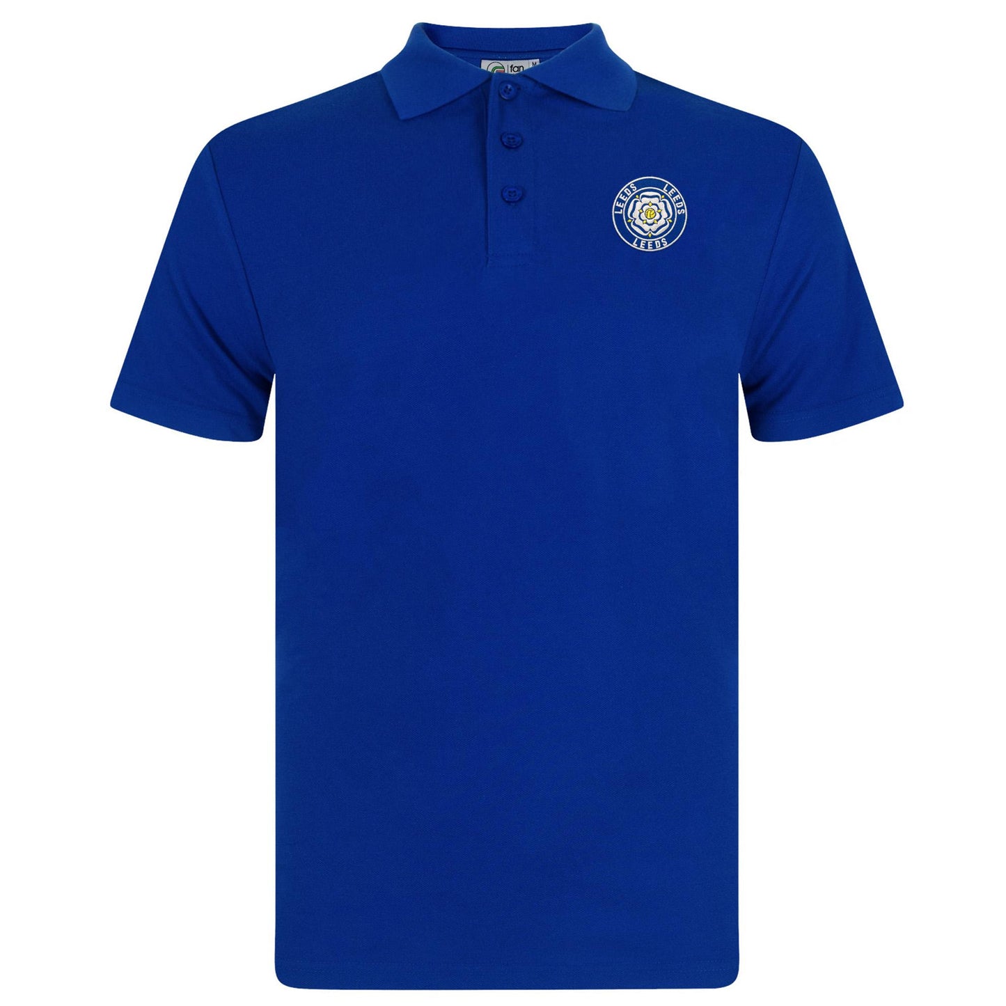 Royal Blue - Front - Fan Originals Mens Leeds Polo Shirt