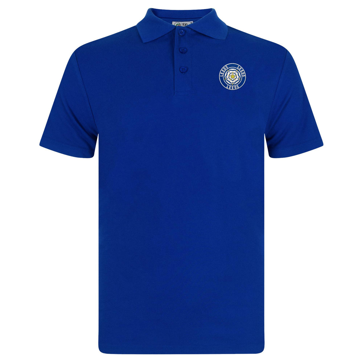 Royal Blue - Front - Fan Originals Mens Leeds Polo Shirt