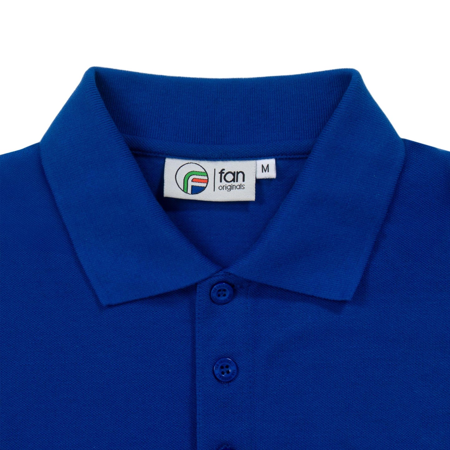 Royal Blue - Side - Fan Originals Mens Leeds Polo Shirt