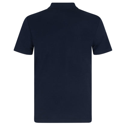 Navy - Back - Fan Originals Mens Manchester Crest Polo Shirt